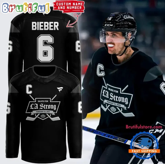 Los Angeles King Black Hockey Jersey 2025 Fullsize Xs-5Xl