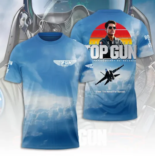 Discover Top Gun 40th Anniversary 2026 AOP 3D T-Shirt