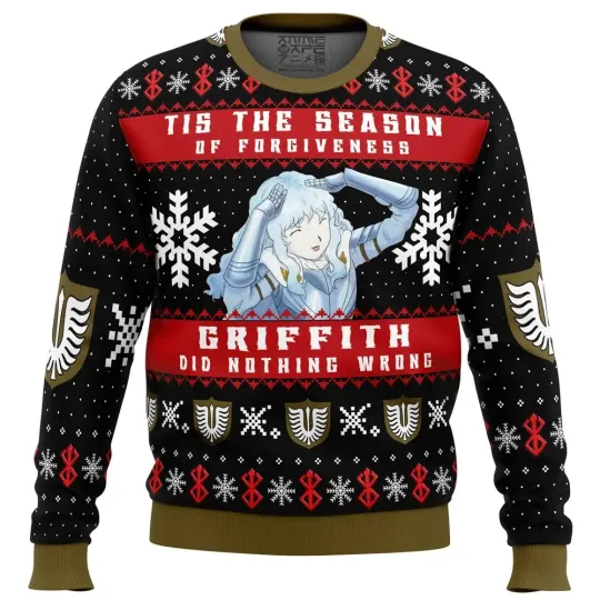 Discover Griffith Did Nothing Wrong Berserkk Ugly Christmas Sweater
