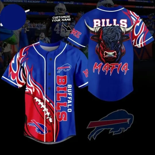Discover Personalized 1Buffalo "Bill Mafia Baseball Jersey