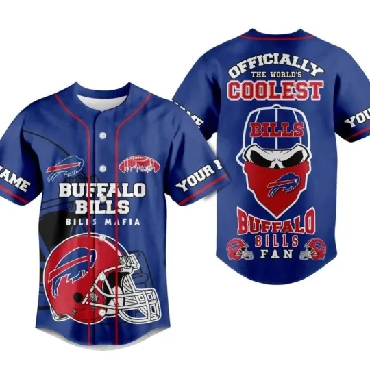 Discover Buffaloo Biill Mafia Officially The World’S Coolest Custom Baseball Jersey