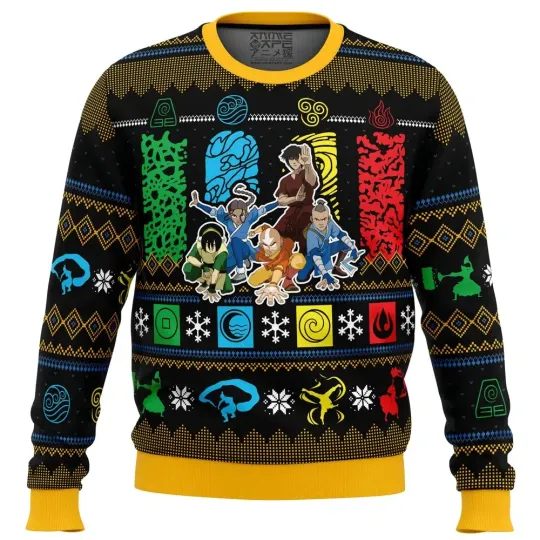 Discover Christmas Avatar Last Airbender Ugly Christmas Sweater