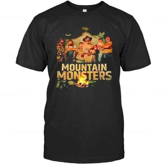 Discover Mountain Monsters T-Shirt, Retro Unisex Sweatshirt, Mountain Hoodie for Summer