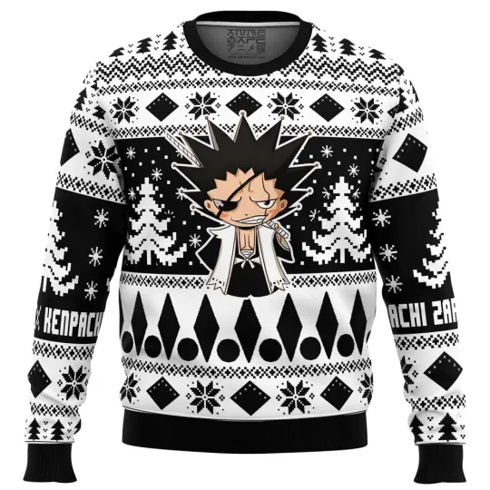Discover Chibi Kenpachi Zaraki RIPP JUNC Ugly Christmas Sweater