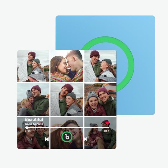 Discover Custom Music Fridge Magnet with Photo, Personalized Spotify Plaque Style Frameless Magnet, Unique Gift for Couples and Friends