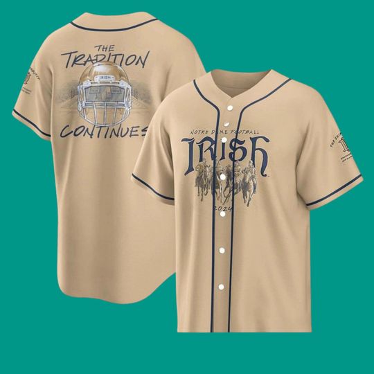 Discover ND Irish Baseball Jersey, 2024 Edition, College Team Shirt