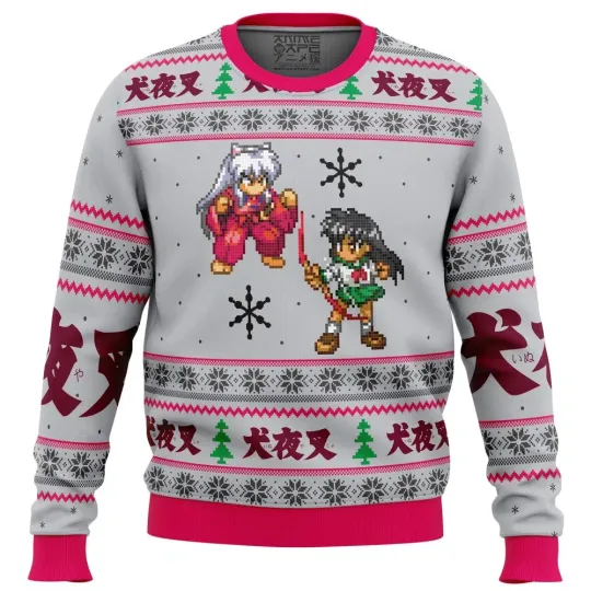 Discover Inuyaasha and Kagome Alt Ugly Christmas Sweater