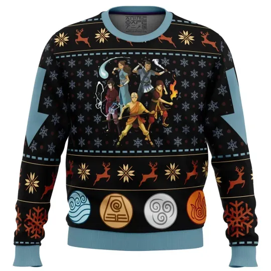 Discover Avatar The Last Airbender Ugly Christmas Sweater