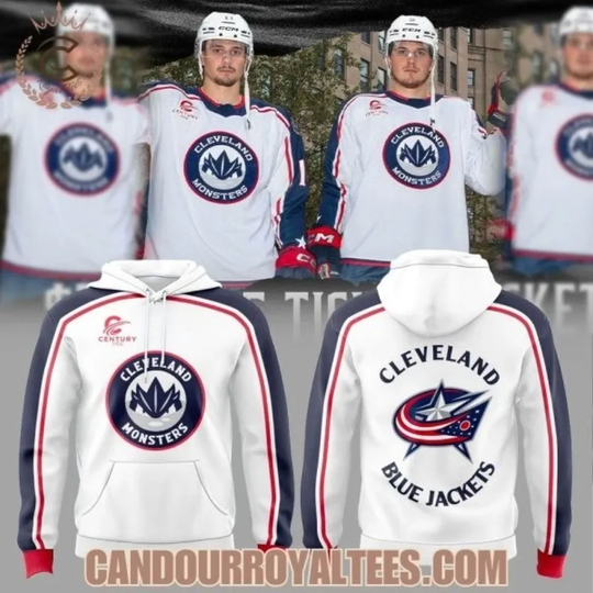 Discover Cleveland. Blue Jacket x Blue Jacket 2025 Hoodie Unisex All Sizes