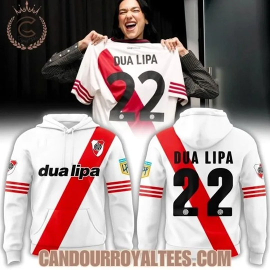Atletico .River 1Plate x Dua Lipa Hoodie Unisex All Sizes