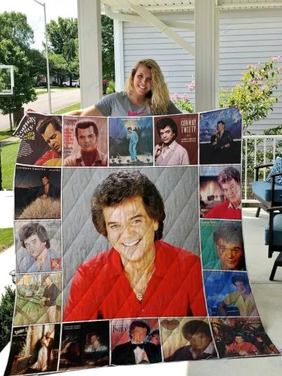Discover Conway Twitty Fleece Sherpa Blanket Gift for Fan