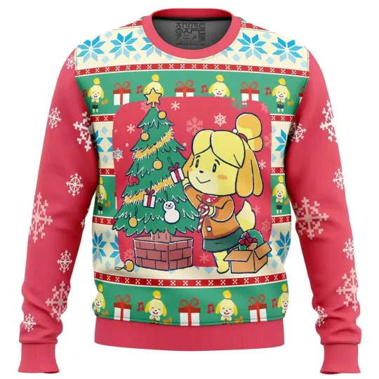 Discover Isabelle Animal Crossing Ugly Christmas Sweater