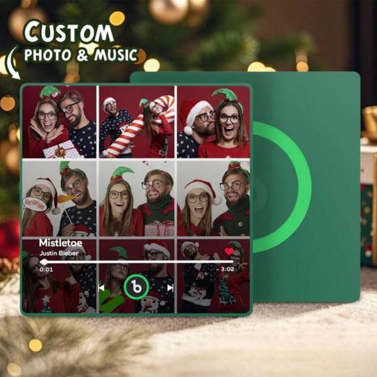 Discover Custom Photo Music Fridge Magnet: Bluetooth Acrylic Player