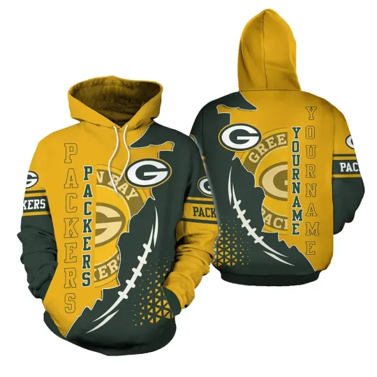 Discover Green Bay Football Team Packers 3D Hoodie