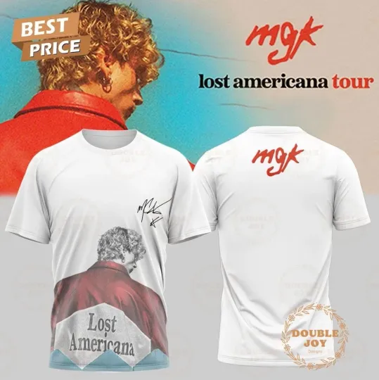 Discover Machine Gun Kelly Lost Americana Tour 2025 3D T-Shirt