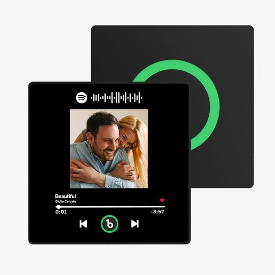Discover FridgeBeats Custom Photo Music Magnet with Frame  Playable Spotify Album Fridge Magnet 4.0 Upgrade