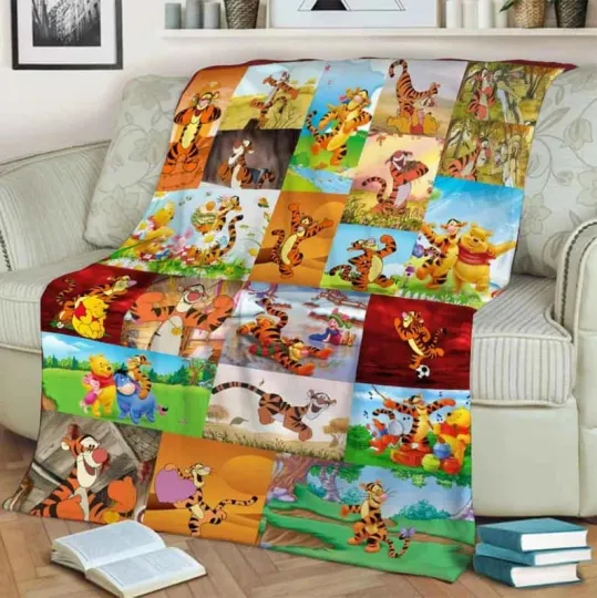 Discover Tigger Disney Lover Fleece Blanket Gift for Fan