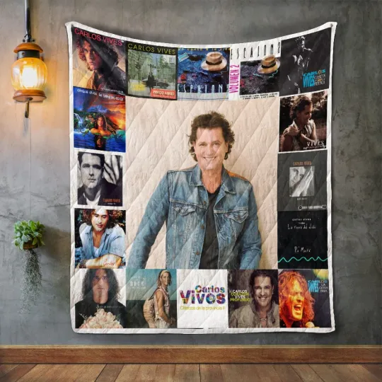 Discover Carlos Vives Fleece Blanket Gift for Fan