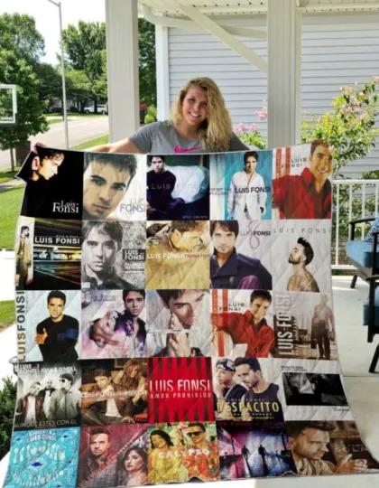 Discover Luis Fonsi Fleece Blanket Gift for Fan