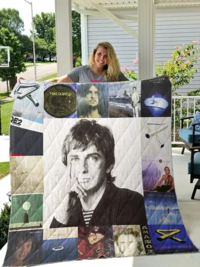 Discover Mike Oldfield Fleece Blanket Gift for Fan