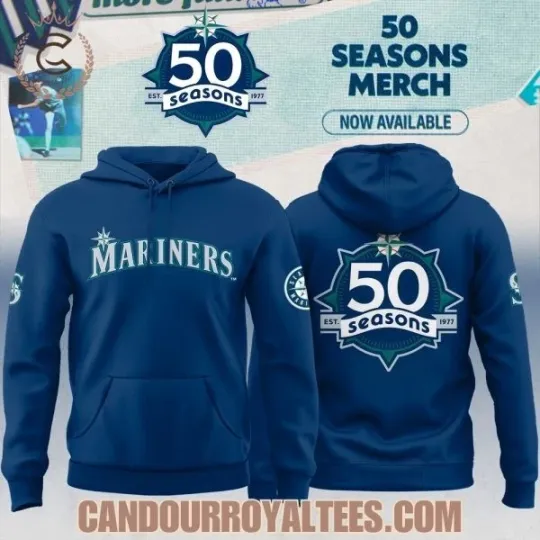 Seattle Mariner 50 Seasons Celebration Hoodie