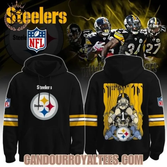 Discover Steeler Pride x The Black And Gold Standard Hoodie Unisex All Sizes