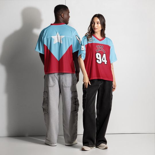Discover Team Benito Half Time Mesh Baseball Jersey Crop Top