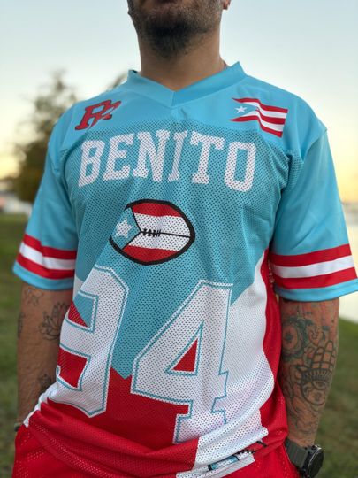 Super Bowl Vibes Con Benito Mesh Football Jersey