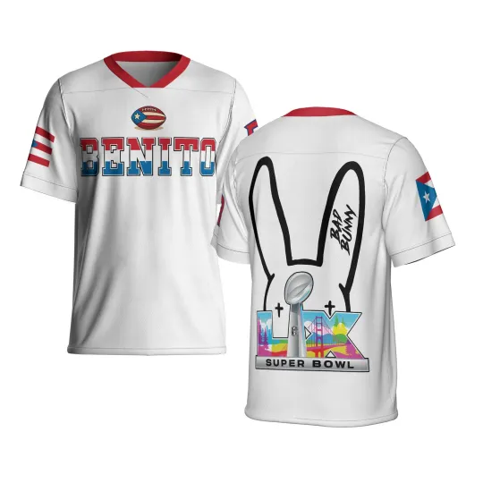 Puerto Rico Benito#94 Mesh Football Jersey Hot