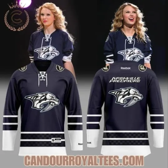 Discover Nashville Predator Blue Alternate HockeyJersey