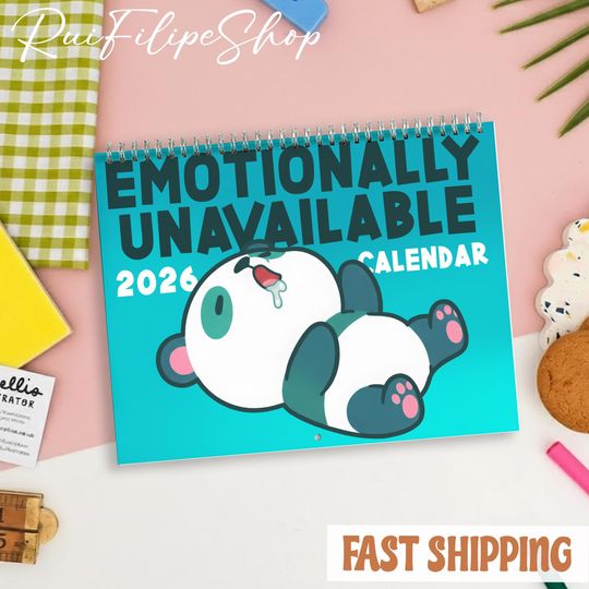 Discover Emotional Positive Mental Health Wall Calendar 2026, 8.5" x 11" Double Sided Wall Decor