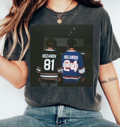 Discover Ilya Rozanov Shane Hollander Shirt, Hollanov Shirt, Hudson Williams Connor Storrie Comfort Colors Shirt, Heated Rivalry Inspired Shirt