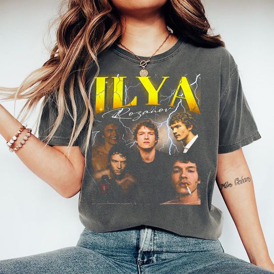 Discover Vintage Rozanov Lightning Graphic Tee, Ilya Fan Shirt Retro Style Top