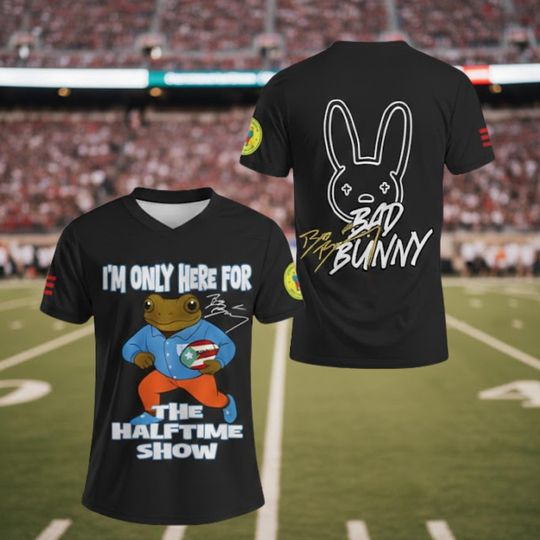 Discover Bad Benito Bowl Football Jersey, Bunny Football Adult Jersey, Bad Bunny Bowl 2026 Halftime Show Football Jersey, Football Game LX