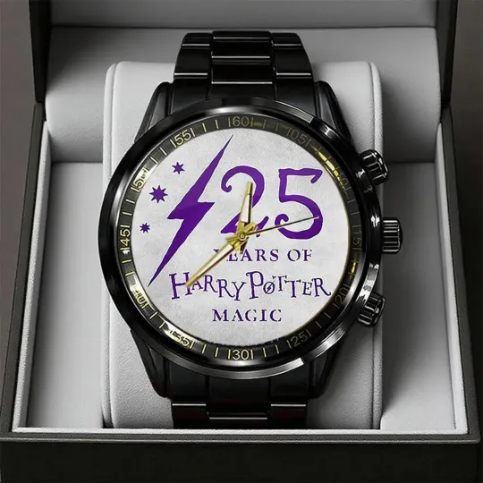 Discover Harry Potter 25th Anniversary 2026 Black Stainless Steel Watch