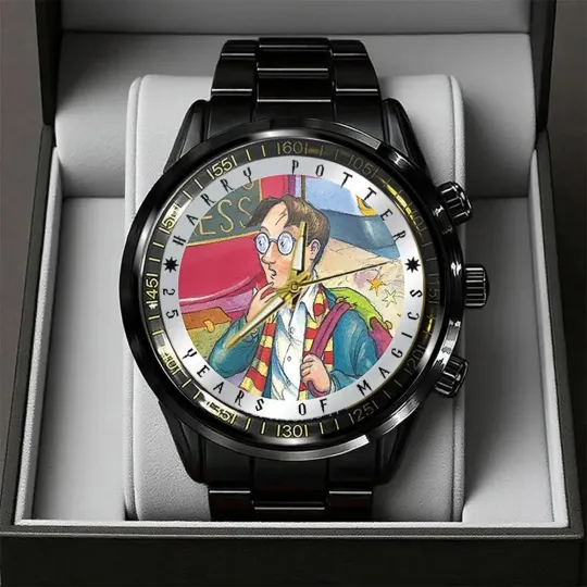 Discover Harry Potter 25th Anniversary 2026 Black Stainless Steel Watch