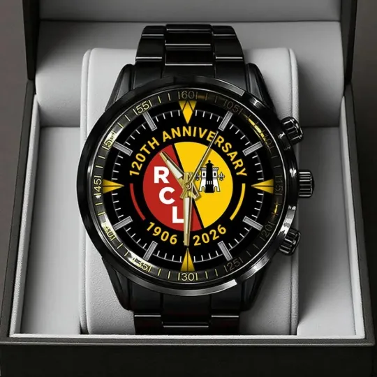 Discover RC Lens 120th Anniversary Black Stainless Steel Watch