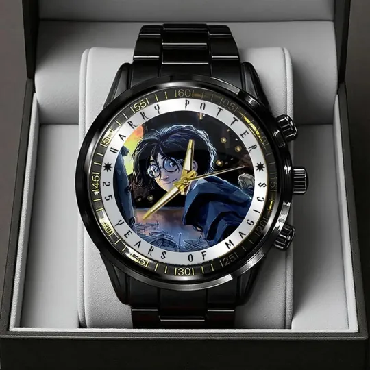 Discover Harry Potter 25th Anniversary 2026 Black Stainless Steel Watch