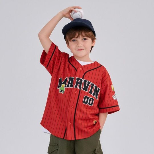 Personalize Looney Tunes Marvin Martian Baseball Jersey, Custom Baseball Team Outfit, Gift for Space Jamz Fans, Tune Squad Jersey, Family Jersey
