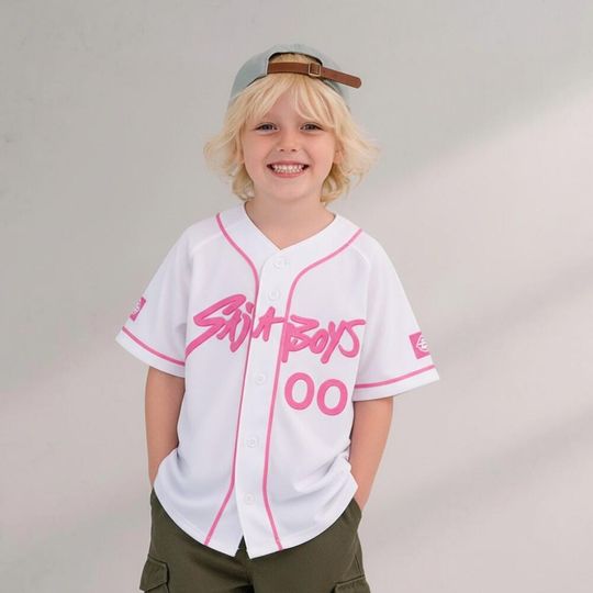 Discover Personalize KDM Saja Boys White Baseball Jersey, Custom Huntrix Girls Baseball, Mira Rumi Joey Shirt, Gift For Kpop Fan, Kpop Movie