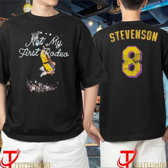 Discover Stevenson Ranch Lakers Kobe Bryant Black Mamba Double Sided T-Shirt