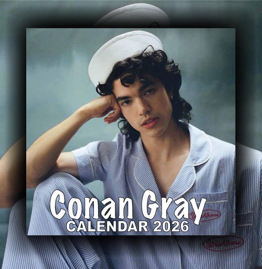 Conan Gray 2026 Calendar DIGITAL | 2026 Wall Calendar | Conan Gray Wishbone | Conan Gray Merch Gift | Music Gift | Star Necklace
