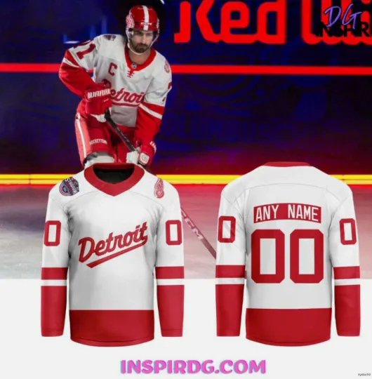 Discover Personalized Detroit Red Wingg 2025 Stadium Hockey Jersey Gift For Christmas