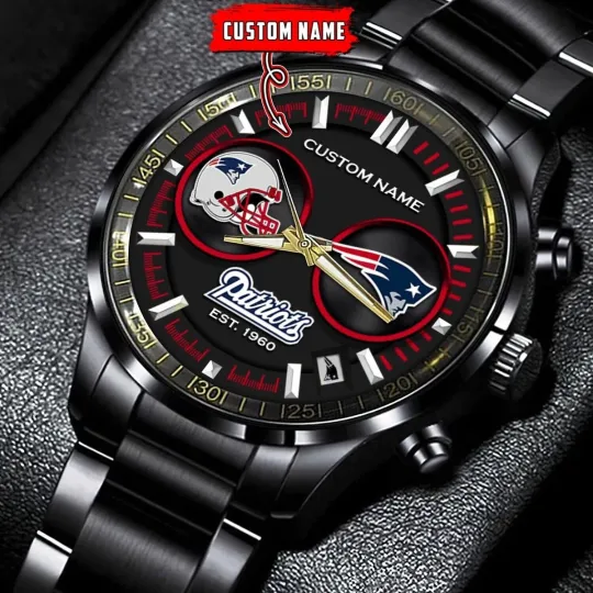 Discover Patriots Stainless Steel Calendar Watch