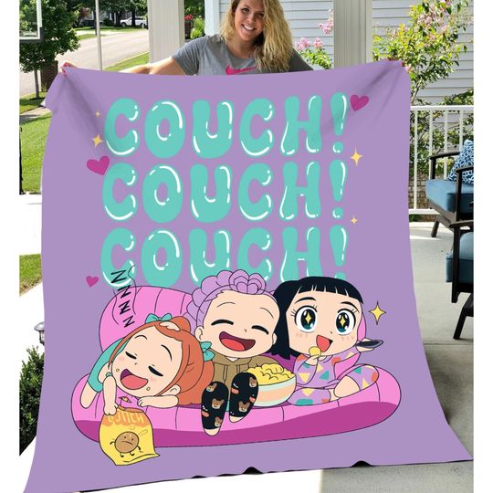 Discover K-Pop Couch Blanket for Girls, Blanket for Sleepovers or Gifts