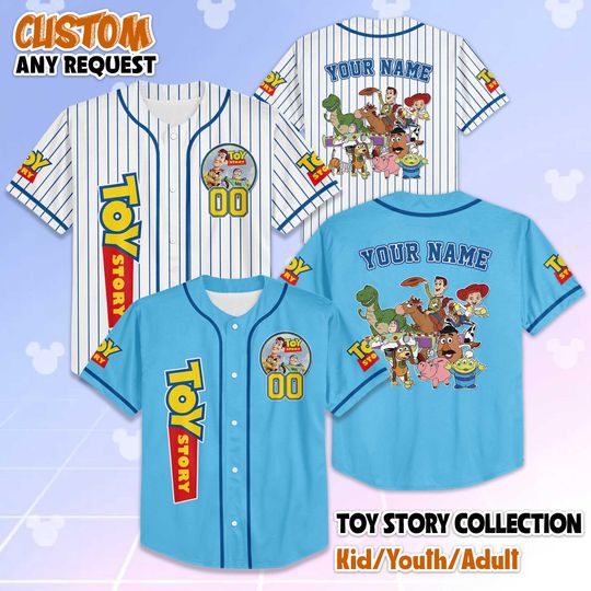 Discover Custom Disney Toy Story Baseball Baseball Jersey, Disney Toy Story Baseball Jersey, Toy Story Baseball Team Outfit