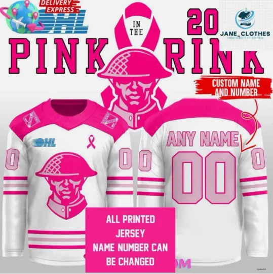Discover Personalized Rangers Pink In The Rink 2025 Hockey Jersey Gift For Christmas