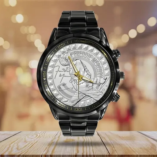 Discover Freddie Mercury Black Stainless Steel Watch