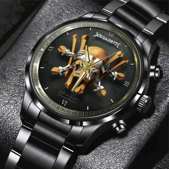 Discover Mega Band Black Stainless Steel Watch