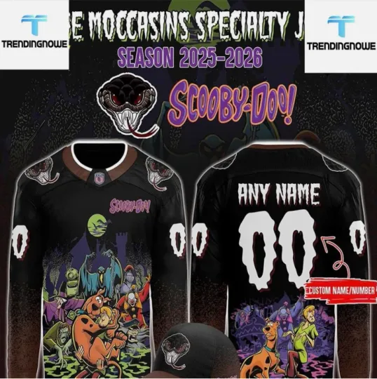 Personalized Monroe Scooby Doo Night 2025 Hockey Jersey Gift For Christmas